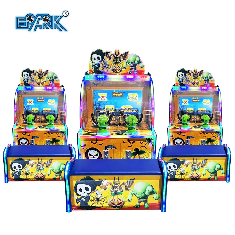 Earn Money Coin Operated Game Ball Shoot Arcade Game Indoor Kids Shoot Ball Game