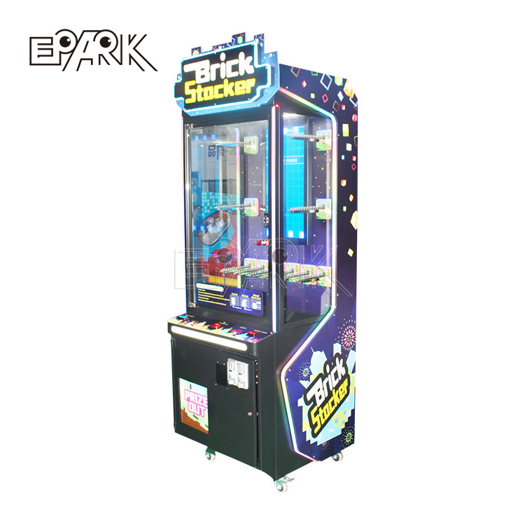 Hot Sale Pile Up Stacker Prize Game Machine Video Games Coin Operated Claw Arcade Machine