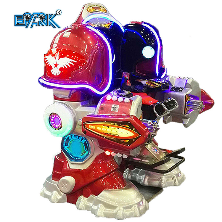 Outdoor Playground Kids Theme Park Electric Walking Robot Ride Battery Car Kiddie Ride