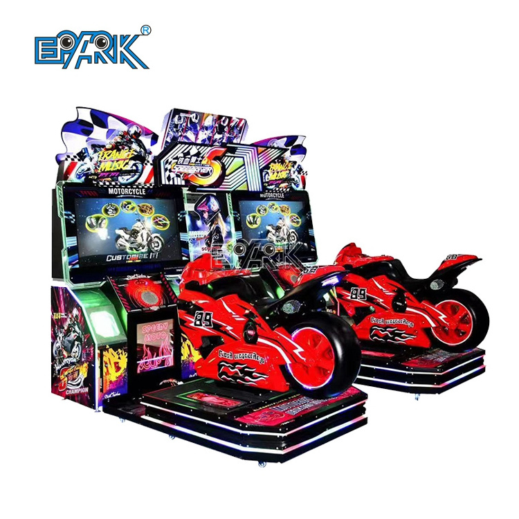 Coin Operated Games Card Payment System Moto Gp Simulator Arcade Racing Car Game Machine For Shopping Mall