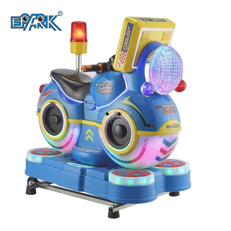 Amusement Park Ride On Motorcycle Kids Coin Operated Kiddie Rides Racing Simulator