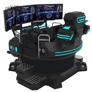 360 Degree Car Train Driving Simulator Race Game Arcade Machine 3 Screen 6 Dof Racing Car