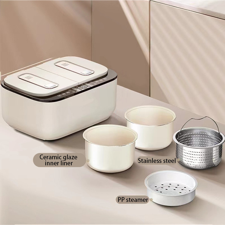 High Quality Multi-functional Double Pot Rice Cooker 5L Can be Large Size Digester Digital Rice Cooker