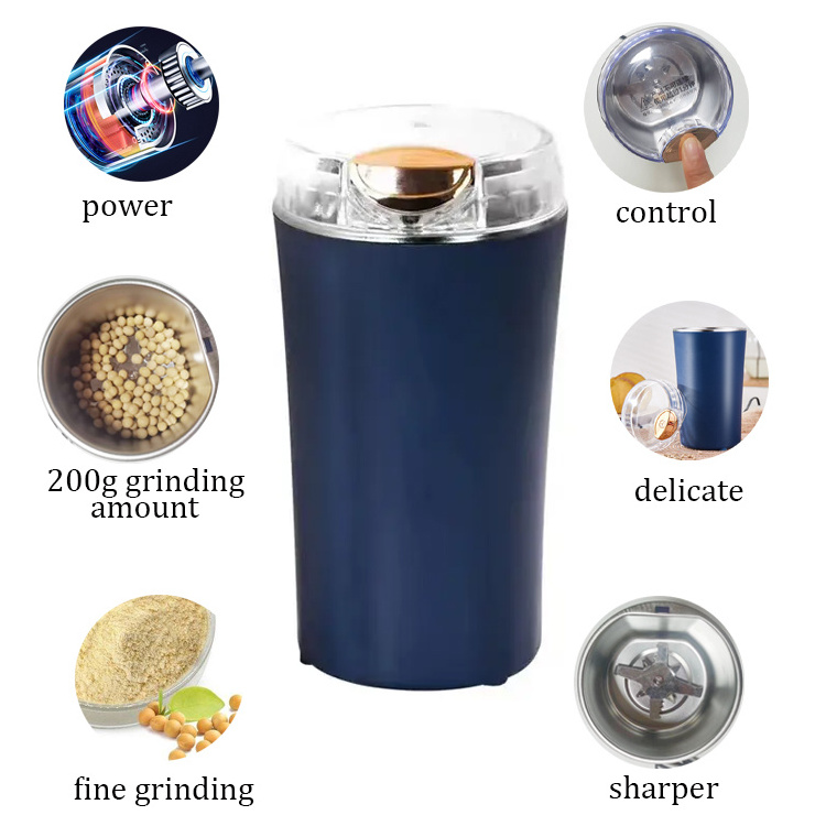 Most Popular  Home Office Use Electric Automatic Smart Portable Mini Spices Espresso Coffee Bean Grinder coffee grinder