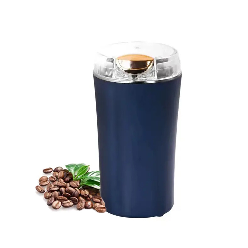 Hot sale blue Sharp blade home office outdoor grinder cordless coffee grinder