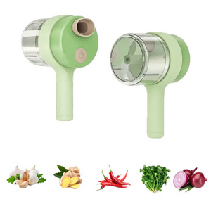 Smart Gadgets Electric Slicer Kitchen Chopper hand held food processor portable 4 in 1 handheld Electric Vegetable Cutter