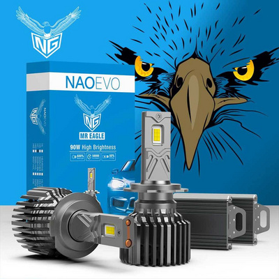 NAOEVO Led Car Light 180W Super Bright H4 Luces Led Para H1 Auto Luz H11 Focos 9005 Faro H7 Led Headlight Bulb