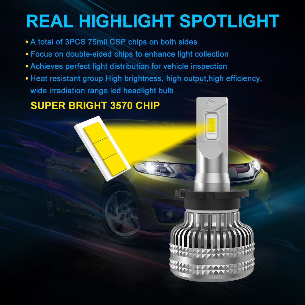 NAO Auto 100W Headlight Automotive Light Car Led Bulb D4S Led Bulb D2S Led For D1S D3S D3S D1R D2R D3R Instead Halogen Bulbs