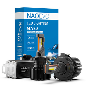 NAO Max3 13000lm 120w H1 H3 H13 H11 Led Headlight Bulb 9005 H15 Hb3 Hb4 880 H7 Lamp Canbus H4 9005 H11 H7 Led Head light car