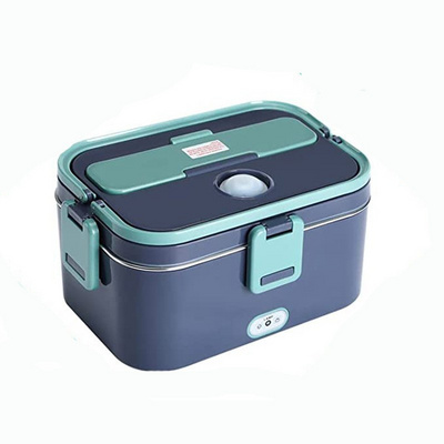 Portable Smart Heating Lunch Box Stainless Steel Electric Heating Lunch Box Household Food Warmer Container With Handle