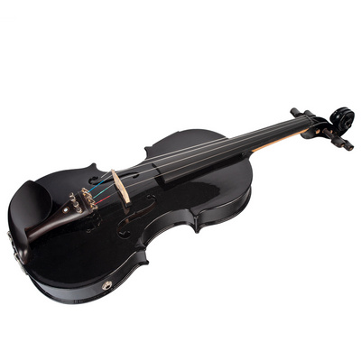 NAOMI 4 4 Acoustic Electric Violin Fiddle EQ Violin With Ebony Accessories BestSuppliers
