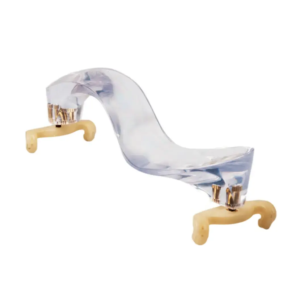 NAOMI Transparent Violin Shoulder Rest Crystal 4/4 3/4 Fiddle Parts Accessories Fit For 3/4 4/4 Violins