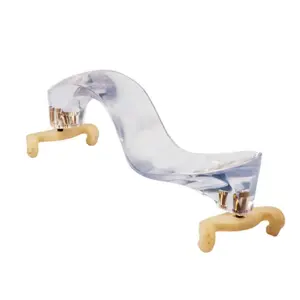 NAOMI Transparent Violin Shoulder Rest Crystal 4/4 3/4 Fiddle Parts Accessories Fit For 3/4 4/4 Violins