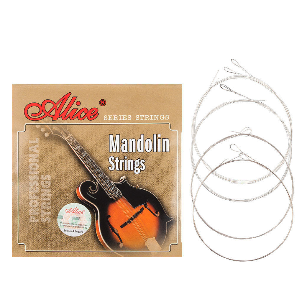 Alice Mandolin Strings AM03 Plated Steel&Silver Plated Strings 1st-4th 010-034 Wholesale