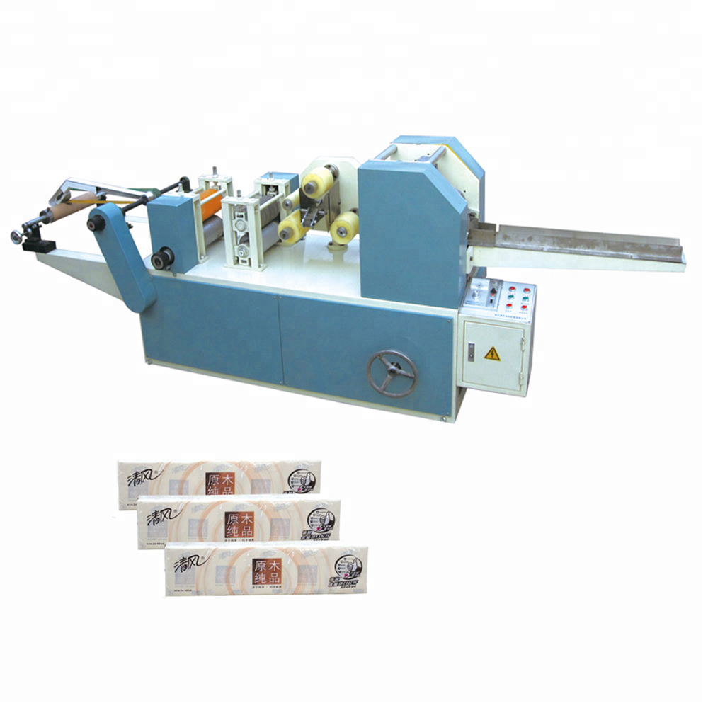 Hot sell handkerchief pocket tissue paper fold machine