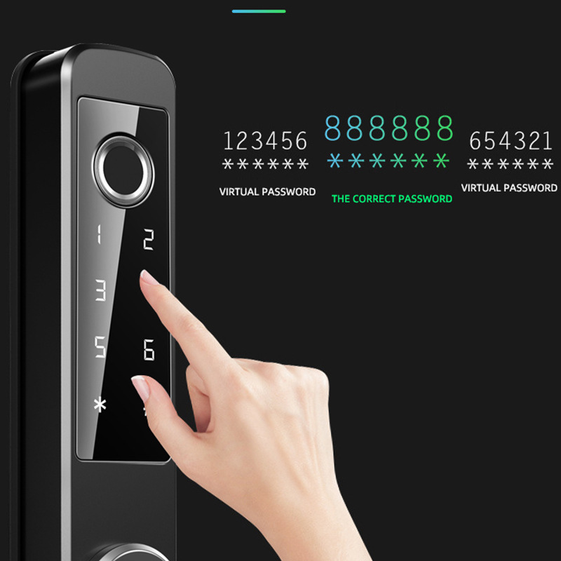 Broken Bridge Outdoor WiFi Tuya Digital Smart Lock Waterproof Aluminum WIFI Digital Fingerprint Password Card Smart Door Lock