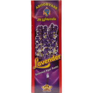 Handmade Lavender Agarbathi Long-Lasting Scented Joss Sticks with High Quality Charcoal Long Burning Time for Home Aromas