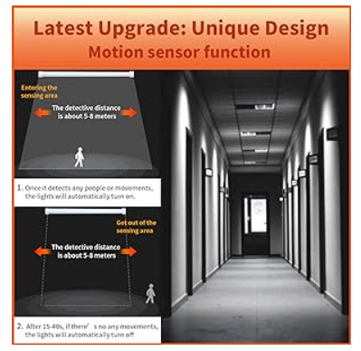 Led magnetic retrofit strip kit 5CCT Adjustable with motion sensor replace of fluorescent tubes Led light