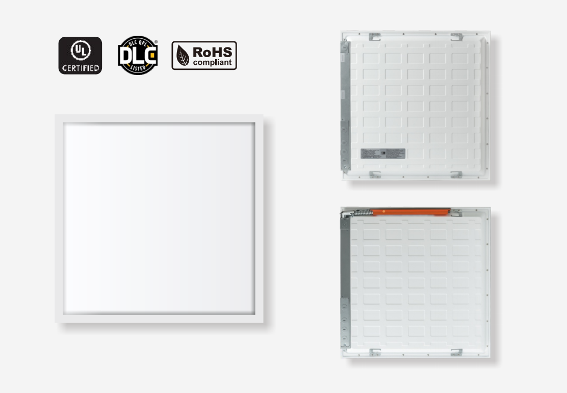 Led Panel Light 125lm/w 3500K/4000K/5000K selectable sensor optional led lighting fixtures