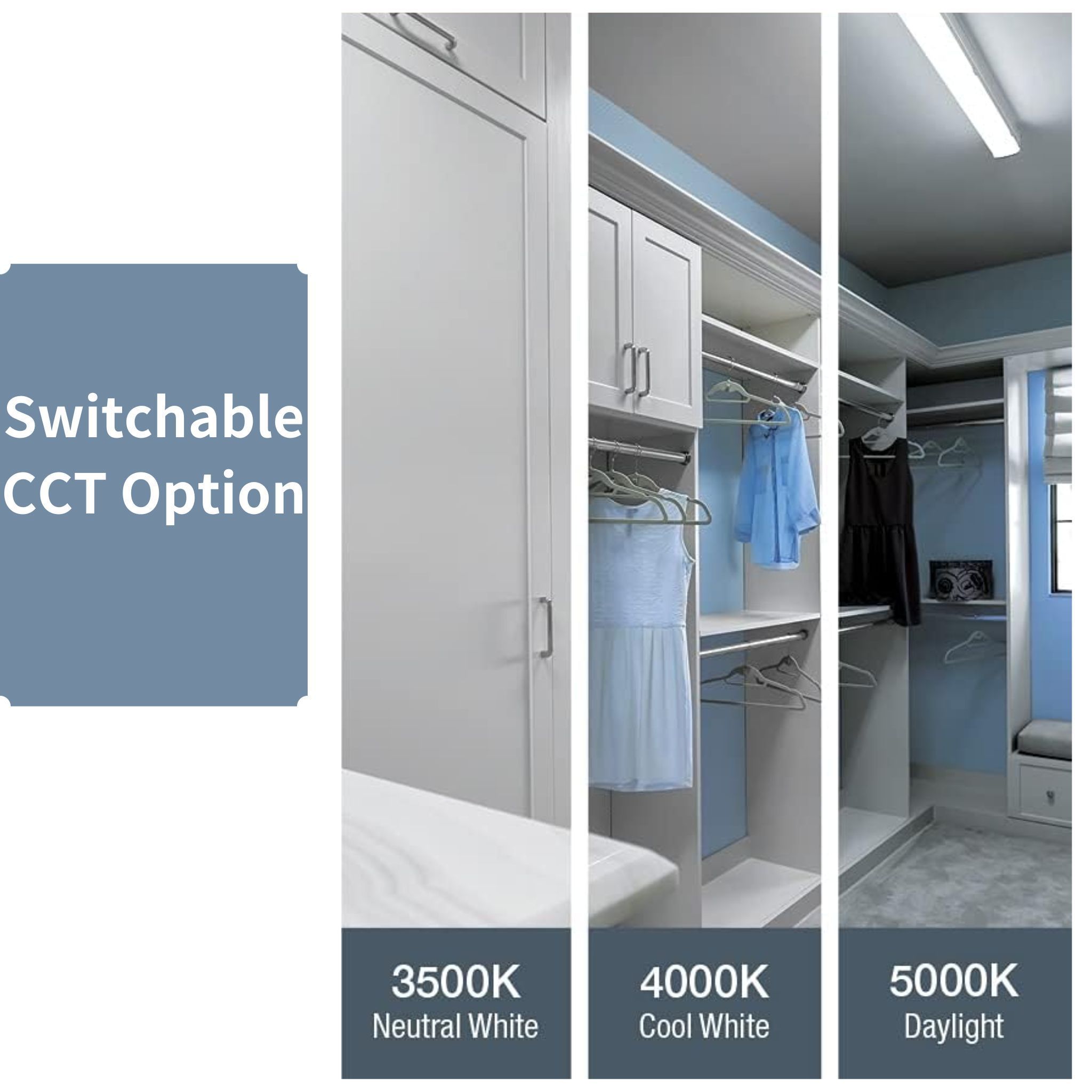 Led Panel Light 125lm/w 3500K/4000K/5000K selectable sensor optional led lighting fixtures