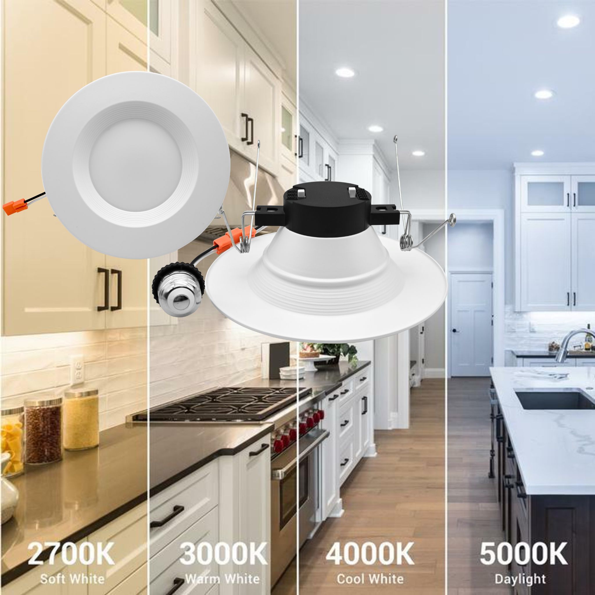 4 inch  6 inch 5cct 10w 15w IP44  retrofit kits 4 6 inch led lights led recessed retrofit downlights