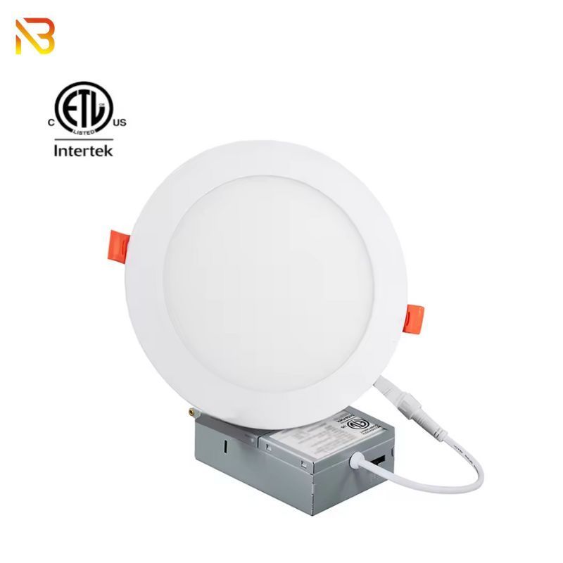 Round 4 Inch Recessed Slim Led Panel Pot Light Ac100-120v Led Panel Dimmable Lamps 5 Years Warranty For home