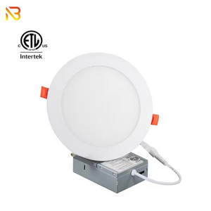 Round 4 Inch Recessed Slim Led Panel Pot Light Ac100-120v Led Panel Dimmable Lamps 5 Years Warranty For home