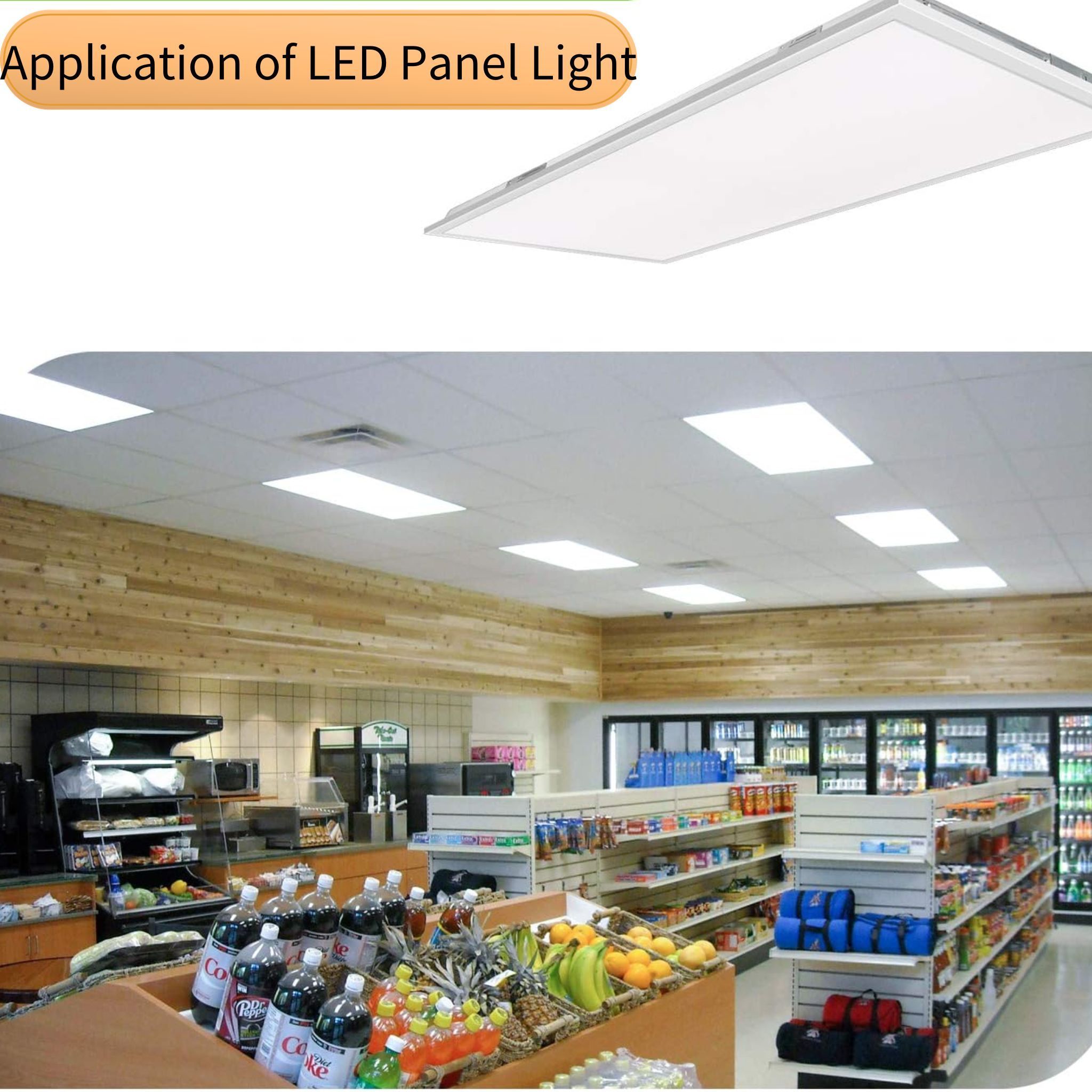 3cct and wattage changeable 36w 40w 42w 48w 5000k Ceiling Backlit Led Panel Light For Commercial