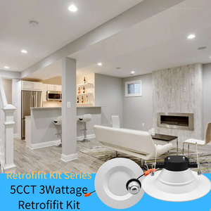 5CCT and wattage changeable  5w 7w 12w 15w  18w 24W lighting high lumen recessed led down light for hotel commercial