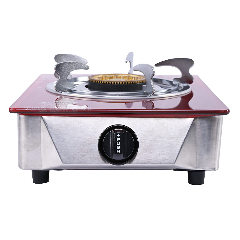 Oem Factory Happy Home Portable Tempered Glass 5Burner Gas Stove