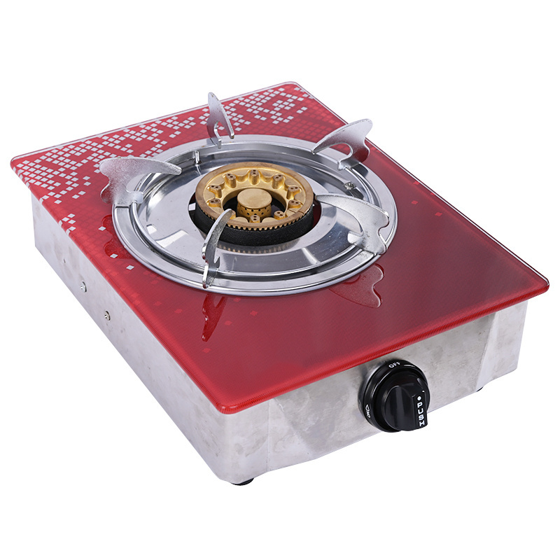 Oem Factory Happy Home Portable Tempered Glass 5Burner Gas Stove