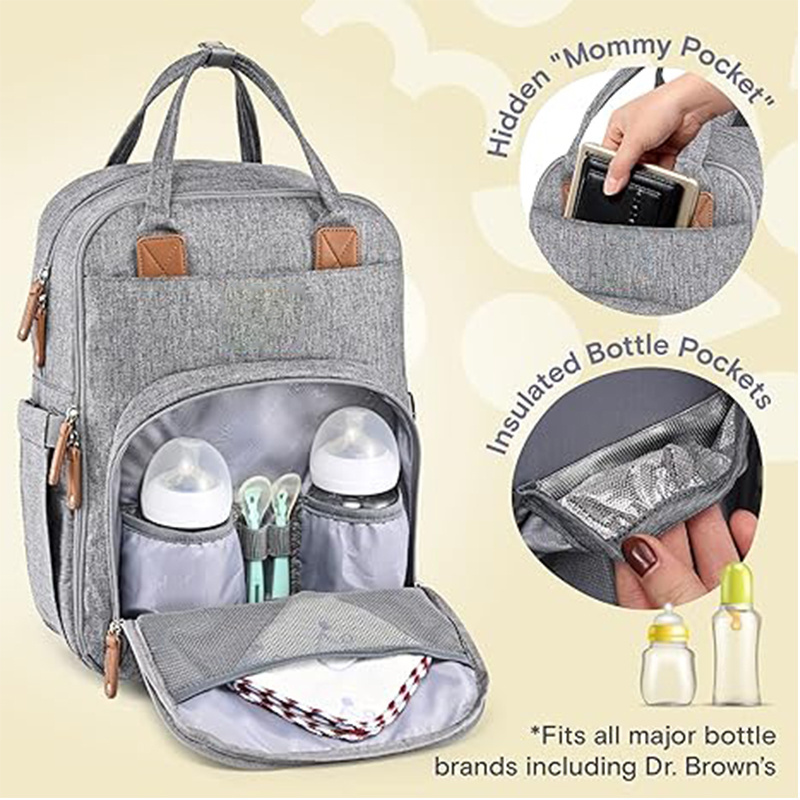 Diaper Bag Backpack Multifunction Travel Back Pack Maternity Baby Changing Bags Large Capacity Waterproof mummy bag