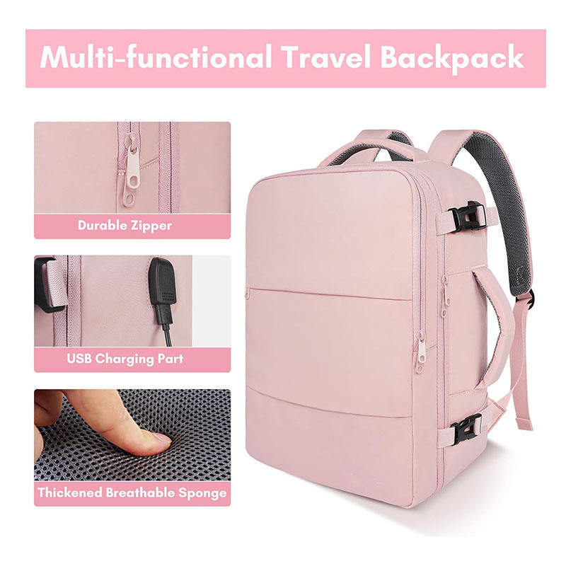 In Stock Travel Backpack Girls Large Capacity Multi Functional Luggage Backpack Business Travel Storage Bag