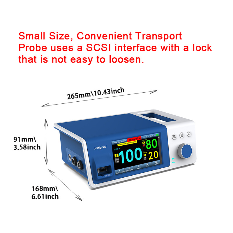 NICU Medical Equipment Suitable for Adult and Infant Portable Patient Monitor neonate spo2 patient monitor