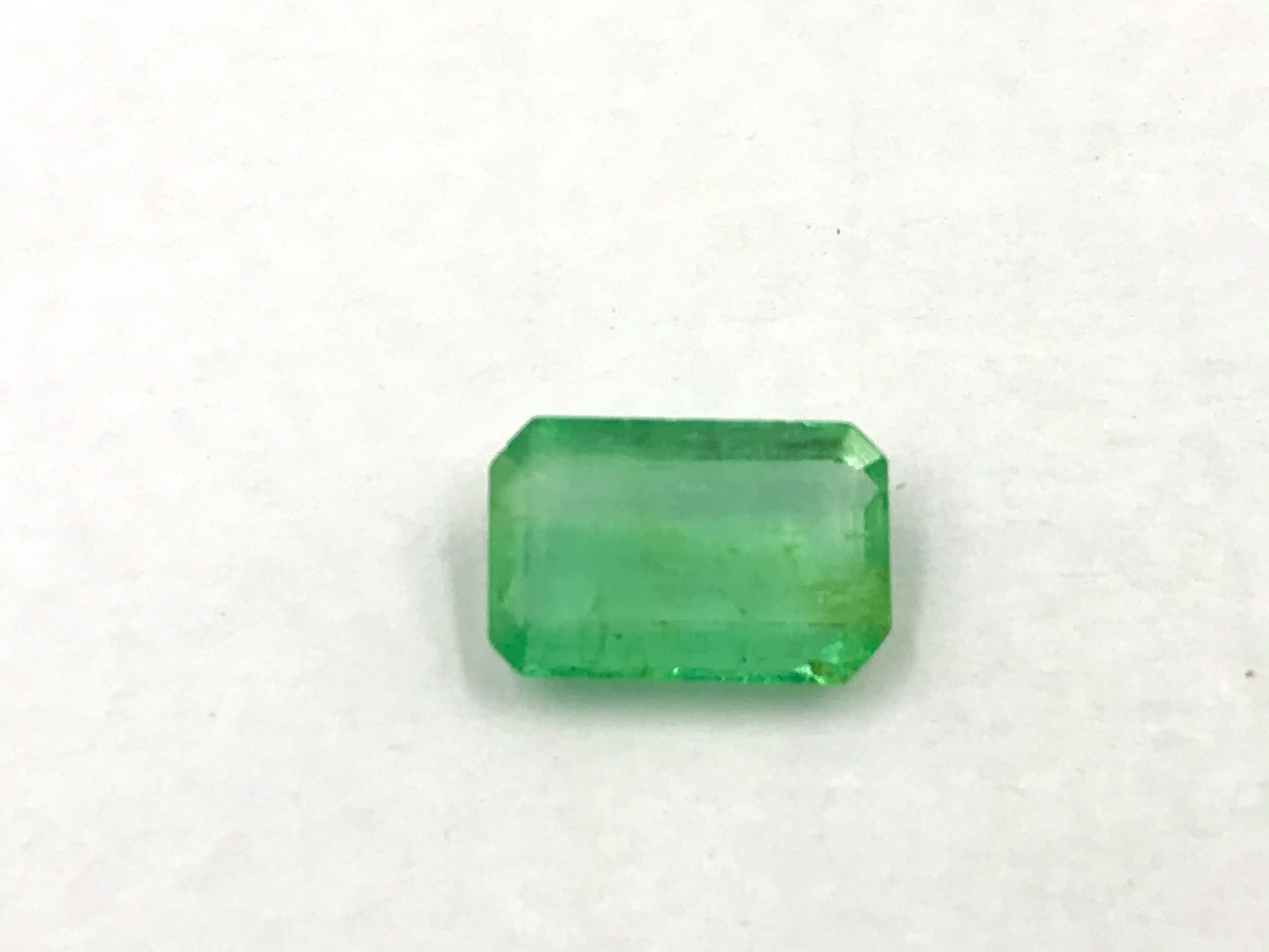 Colombian Emerald Emerald Cut Columbian Emerald Octagon Natural Narnoli Gems 2.1 Carat Jewellery Green 10.1x6.5 Mm IN;27243 IGI