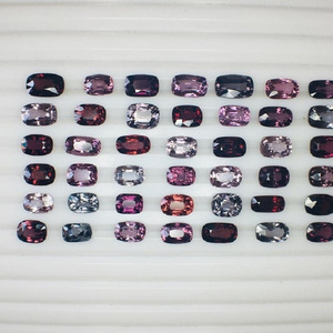 Natural Multi Burma Spinel of very fine quality in square shape  with multiple beautiful colors . Perfect for every Jewelry