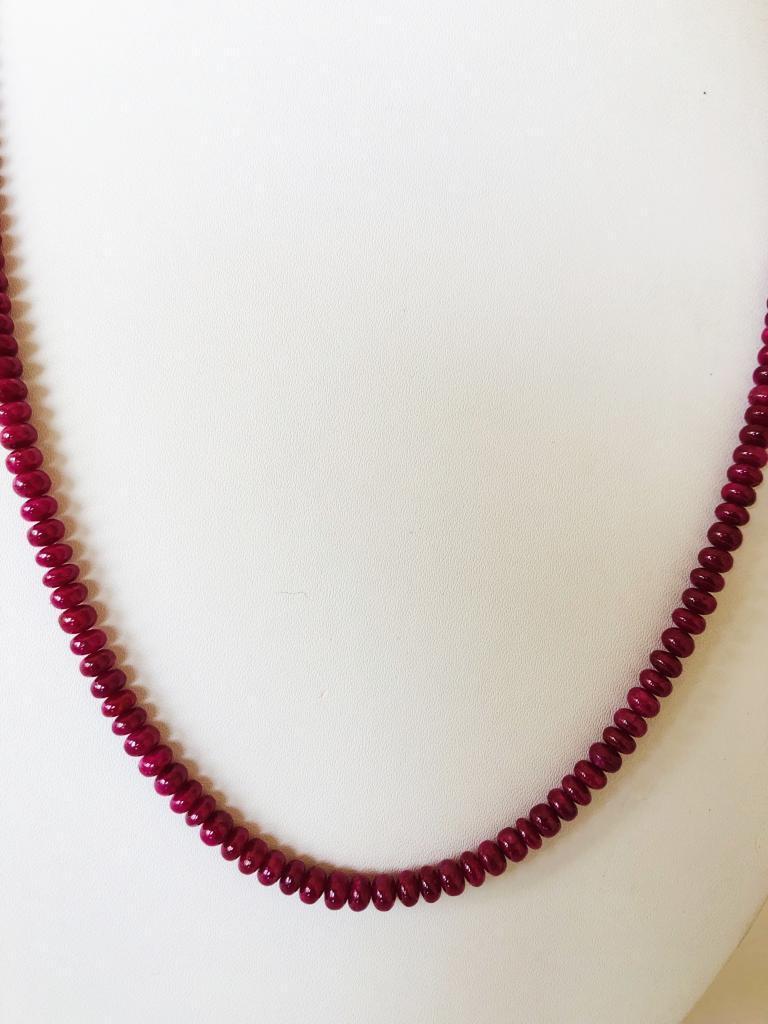 Natural Non heated and Non treated Ruby Beads with very fine color and quality. Comes with perfect making and polishing