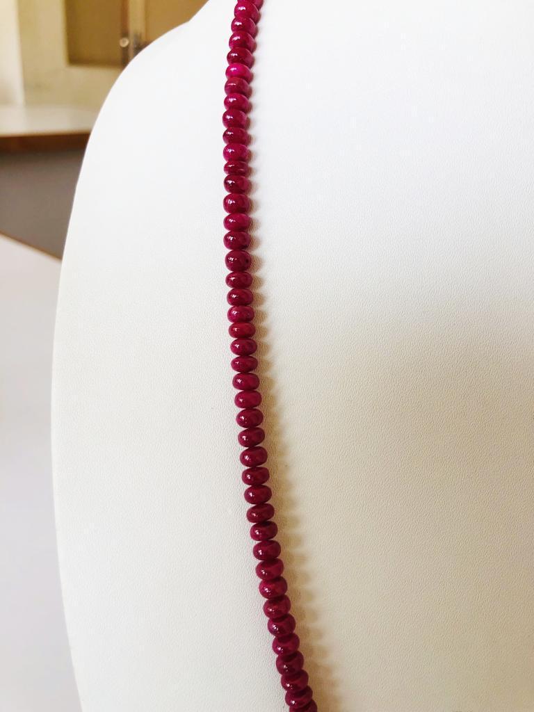 Natural Non heated and Non treated Ruby Beads with very fine color and quality. Comes with perfect making and polishing