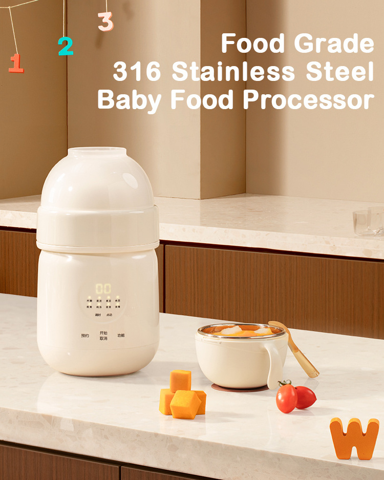 Factory Price Multi-Function Baby Food Maker Chopping Mixing Mill Steamer Blender Baby Food Processor