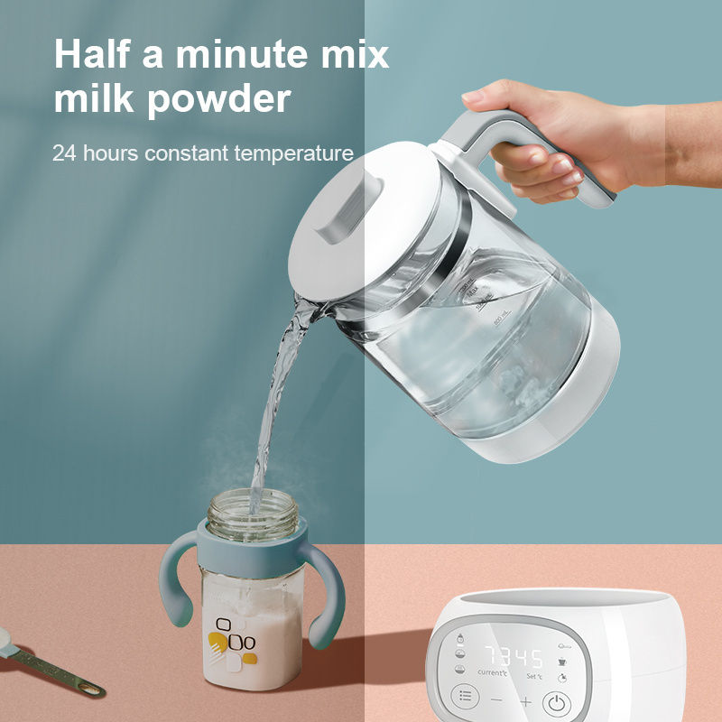 Digital Electric Kettle 1.2L Automatic Glass Kettle Teapot Kettles Boil Tea Formula Milk Modulator Electric Water Boilers