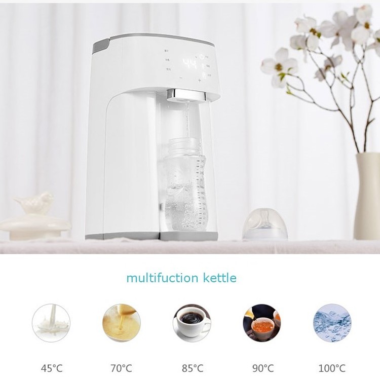 1.7L capacity digital display reboil keep warm temperature control electronic thermo stainless steel hot water electric kettle