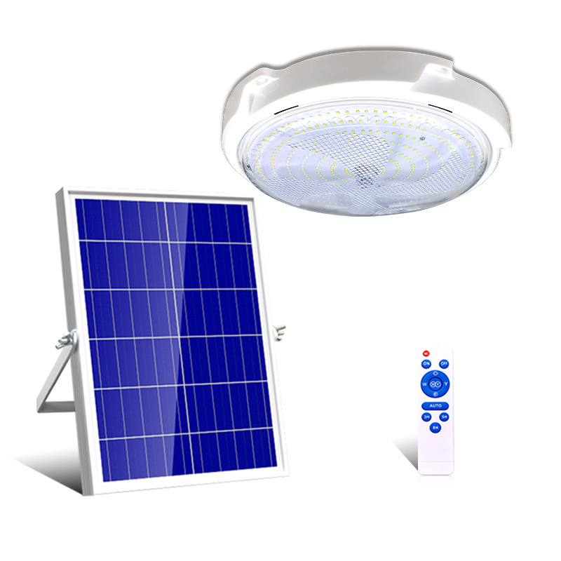 Indoor solar lights 50w 100w 200w Recharge Remote Control  Solar Home ceiling solar light smart home lights