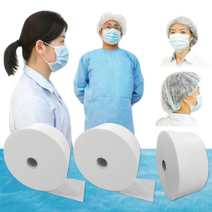 Breathable Softness Melt Blown Polypropylene Biodegradable Nonwoven Fabrics Roll Meltblown Non Woven Fabrics For Fabric Mask