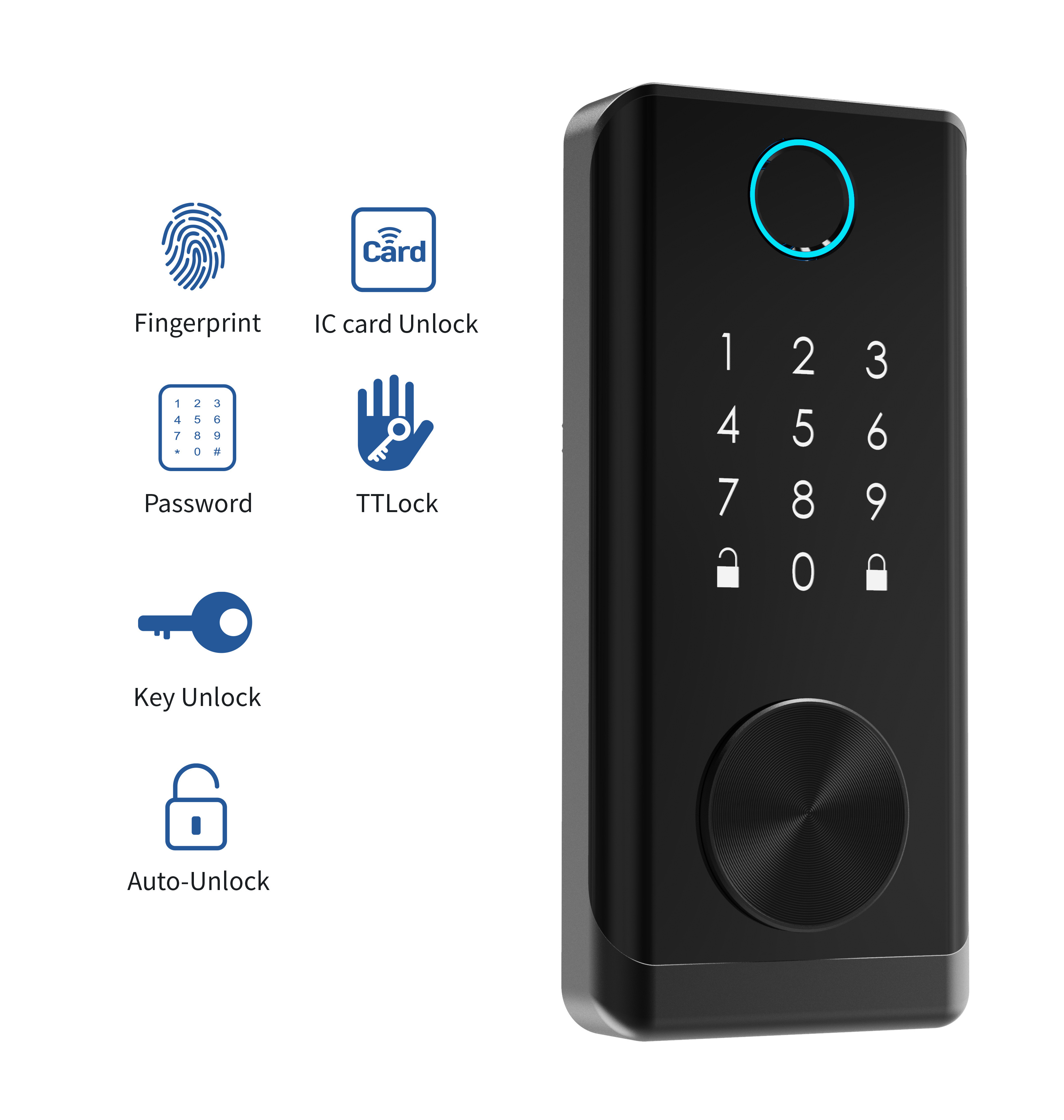 Smart Lock Tuya App Electric Classical Deadbolt Economical Safety tuya smart wifi door lock fingerprint deadbolt