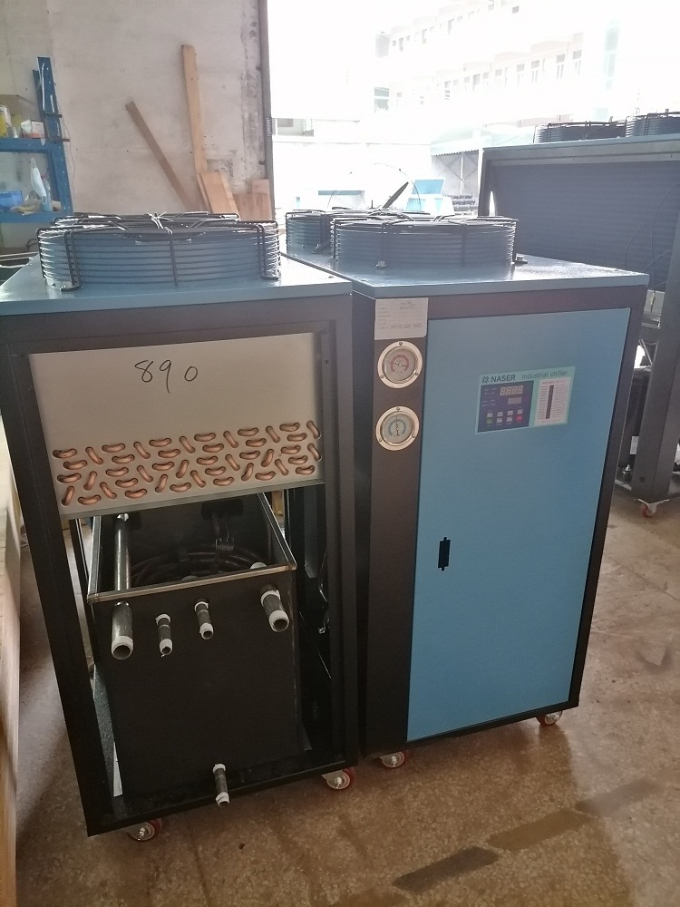 5HP/16.95KW/14577KCAL/H Industrial Air Cooled Chillers Plastic Chiller Factory Prices For Chilling Cold Water Systems