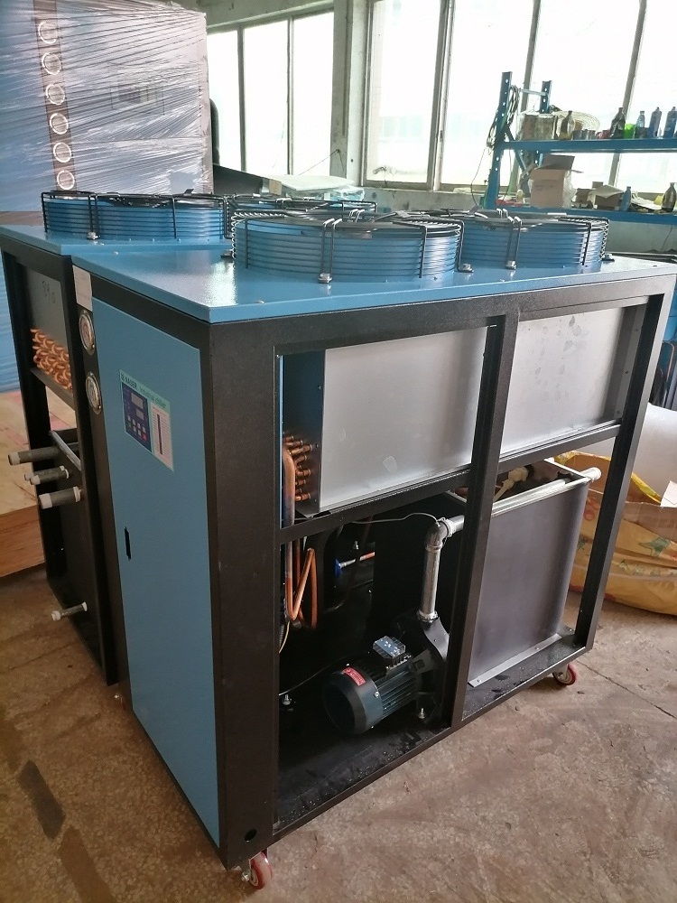 5HP/16.95KW/14577KCAL/H Industrial Air Cooled Chillers Plastic Chiller Factory Prices For Chilling Cold Water Systems