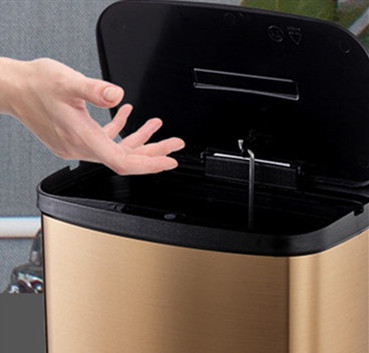 8L touchless office bathroom sensor dustbin wholesale kitchen quality automatic trash can household hot selling smart waste bin