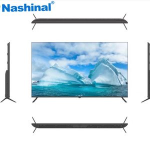 Nashinal 43/50/55/60/65 Inch LCD Television Smart WIFI TV 4K UHD Factory Cheap Flat Screen TV LED Best OEM Borderless Television