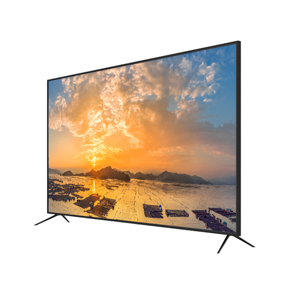 Uhd 4K LCD LED TV 2023 new design Factory customized slim double glass unbreakable led tv 55 inches 4k smart tv televisions