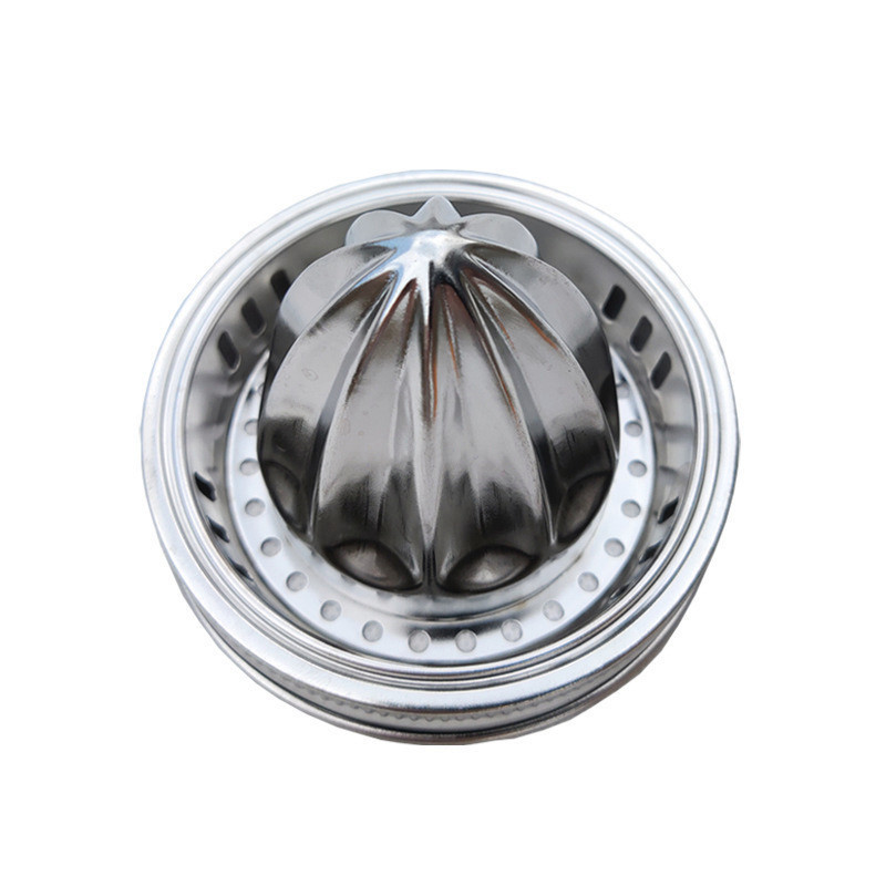 Manual Lemon Juicer Citrus Juicer 86mm Stainless Steel Juicing Lid for Wide Mouth Mason Jars